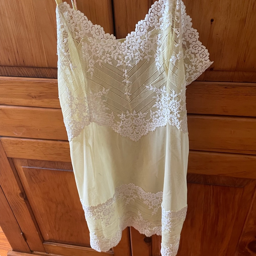 Beautiful pale yellow lingerie